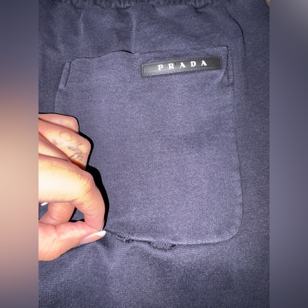 Prada Navy Sweatsuit
